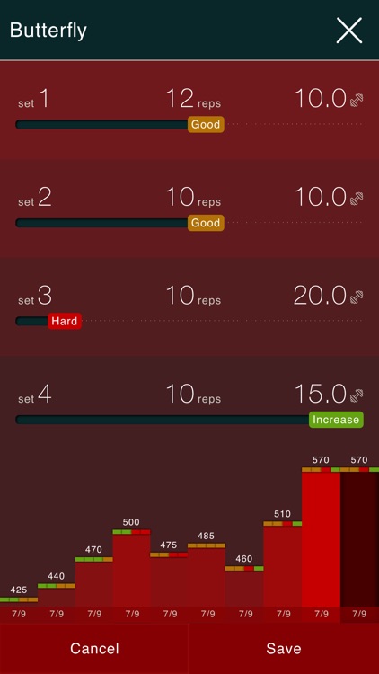 Gymap - free visual workout log & interval timer