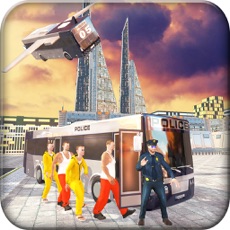 Activities of Flying Bus Transport Prisoner - Transfer Criminals into Jail in Transporter Bus Simulator