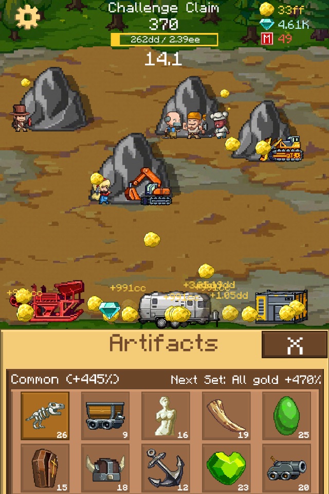 Goldcraft - Idle Games, Clicker Games screenshot 2