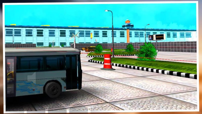 Driving Simulator Bus Drive 3D Park Buses Maximum Traffic Chaos Airport Games