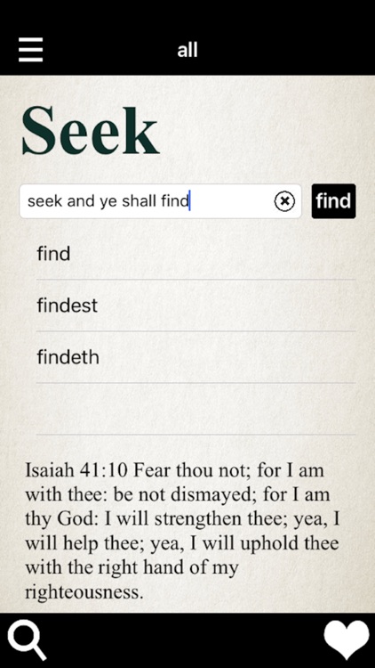 Ye Shall Find - for iPhone screenshot-0