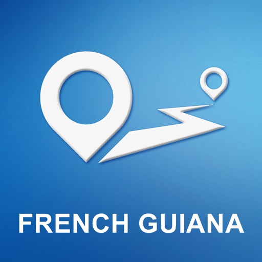 French Guiana Offline GPS Navigation & Maps icon