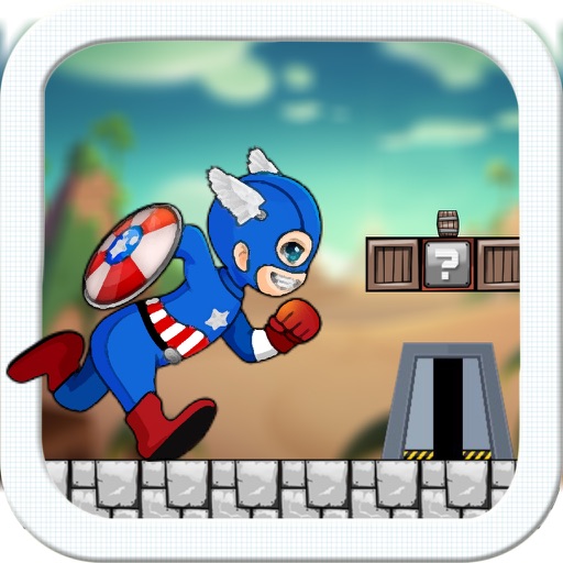 City Blue Man Run Adventure iOS App