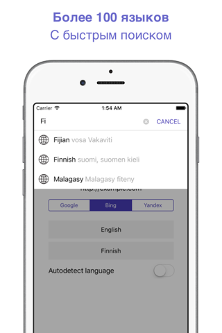 ReTranslator - translating web pages and extension for Safari screenshot 3