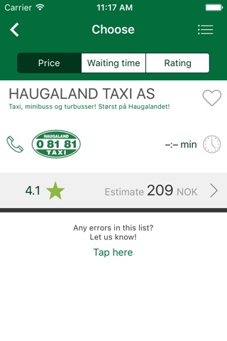 Haugaland Taxi screenshot 3