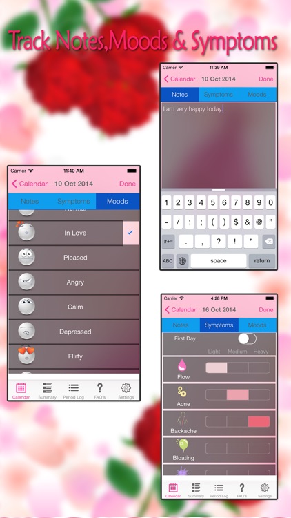 Fertility Period Tracker - Ovulation Tracker & Monthly Cycles with Menstrual Calendar screenshot-4