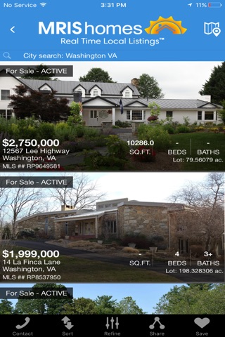 MRIS Homes screenshot 2