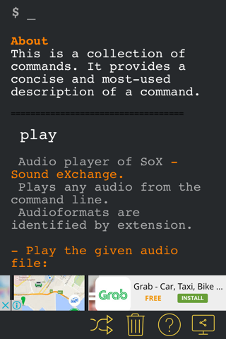 Commands Dictionary screenshot 2