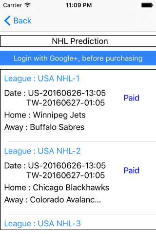 Hockey Prediction - náhled