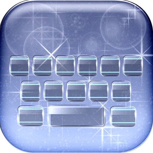 Glass Keyboard Maker – Custom Language Keyboard Themes with Fancy Fonts and Color Backgrounds icon