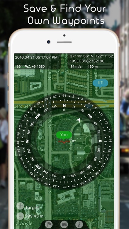 GPS Gyrocompass Waypoints Compass