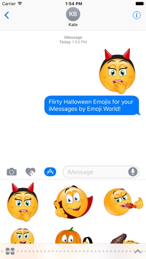 Flirty Halloween Stickers(圖2)-速報App