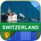 Switzerland offline map mobile application