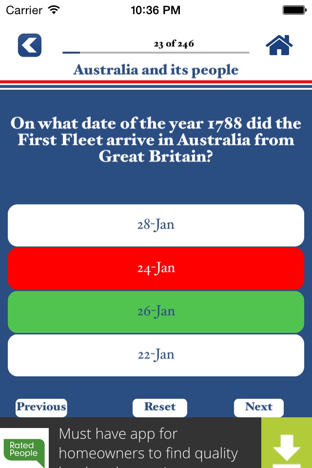 Australian Citizenship Test Pro: Questions for Australia Citizenship Test screenshot 4