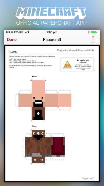 Minecraft: Papercraft Studio screenshot-0