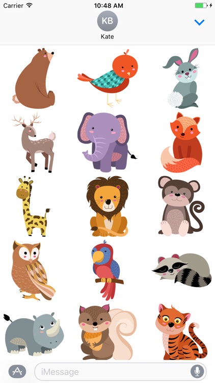 Cute Baby Animals Stickers