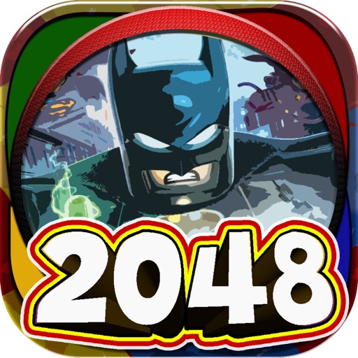 2048 + UNDO Number Puzzles Games “ Lego Super Heroes Edition ”