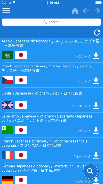 Japanese Multilingual dictionary