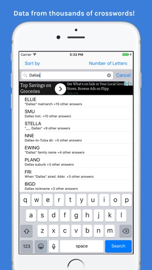 Cluebird: Crossword Helper(圖3)-速報App