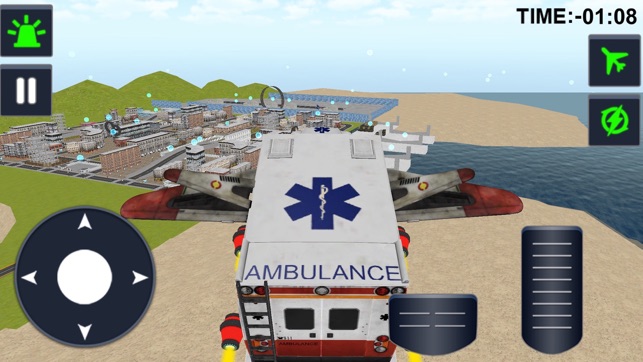 Flying Ambulance Driving simulator(圖2)-速報App