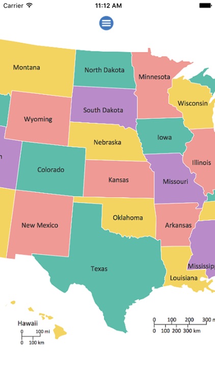 USA Capital Cities and Map