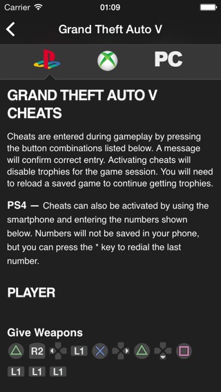 Cheats for GTA - for all Grand Theft Auto gamesのおすすめ画像2