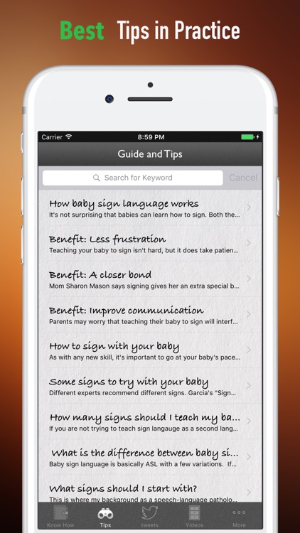 Baby Sign Language-Guide and Tutorial screenshot-3