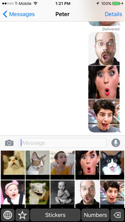 Wow and Surprised Faces Emoji: Keyboard Stickers and Chat Icons