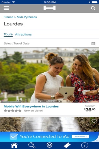 Lourdes Hotels + Compare and Booking Hotel for Tonight with map and travel tour screenshot 2