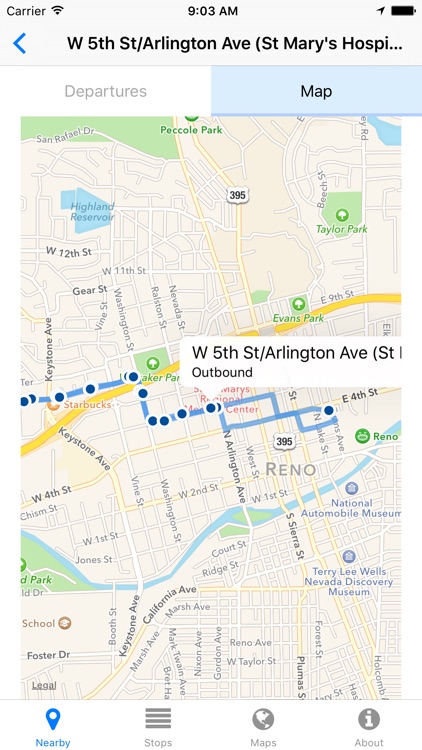 Reno RTC Ride Now - Real-time Transit Arrivals