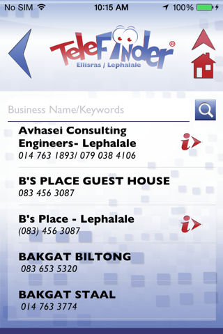TeleFinder Lephalale/Ellisras screenshot 4