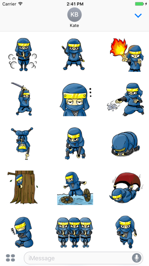 Mystic Ninja - Cute stickers for iMessag