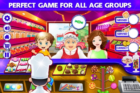 Kids Candy Shop - Free Sweet Store & Dessert Food Maker screenshot 2