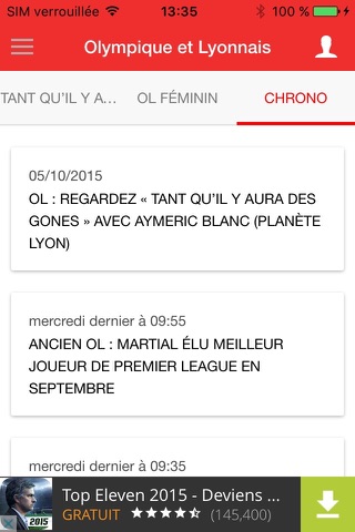 Olympique et Lyonnais screenshot 3