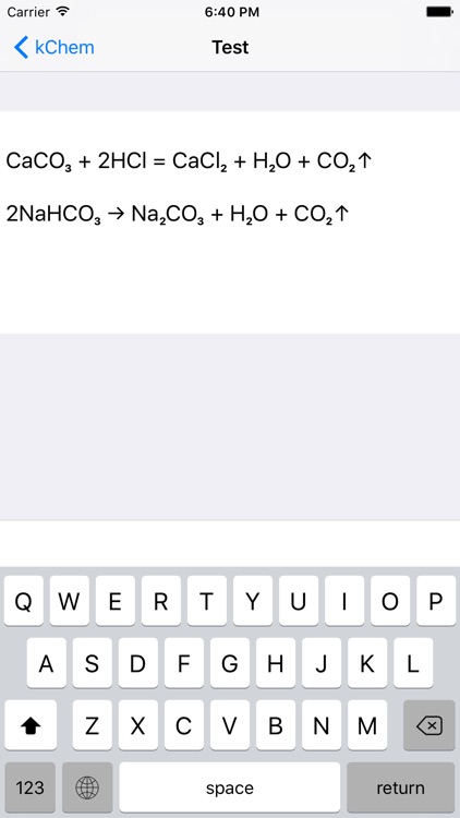 kChem - Chemistry Keyboard screenshot-0