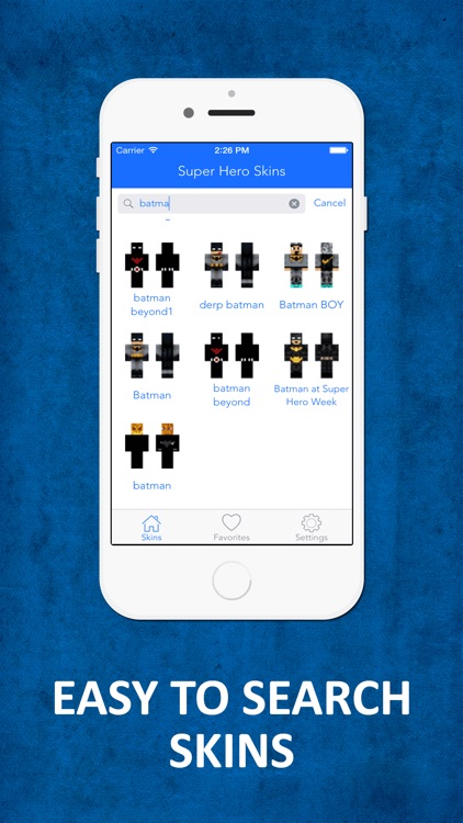 HD SuperHero Skins - Best Skins for Minecraft PE & PC