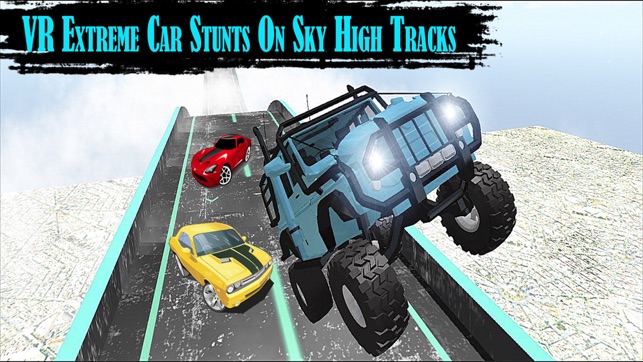 VR Extreme Stunts Motor Car: Real Sky Drive(圖4)-速報App