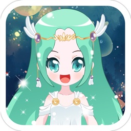 Constellation Dress - Makeup game for kids