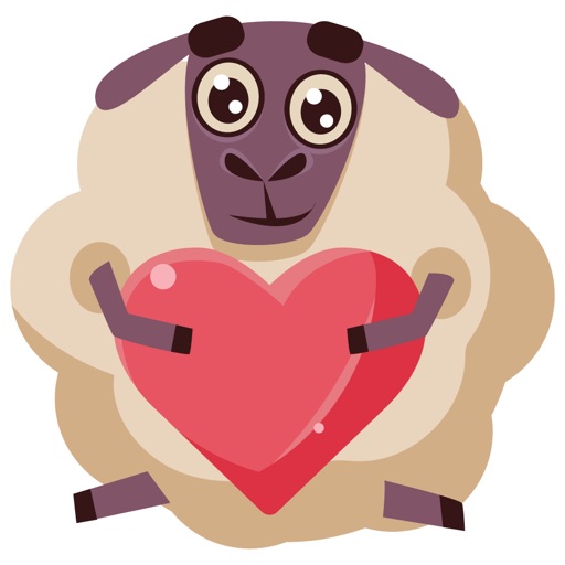 Cute Sheep Stickers Vol 01 icon