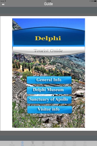 Delphi Archaeological Site Tourist Travel Guide screenshot 4