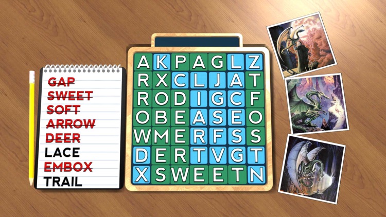 Wordsearch Revealer Dragons screenshot-3