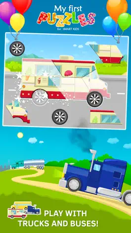 Game screenshot Premium Vehicles Puzzles for Kids and Toddlers hack