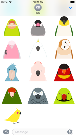 Animated Bird Stickers - Tori no iro(圖2)-速報App