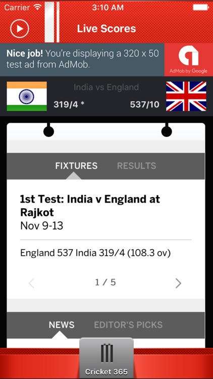 Cricket365 - England