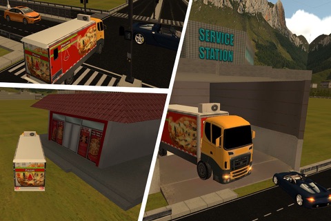 City Pizza Boy: Fast Food Delivery Truck Simulator screenshot 2