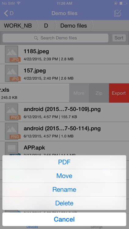 abFiles(Acer Remote Files) screenshot-3
