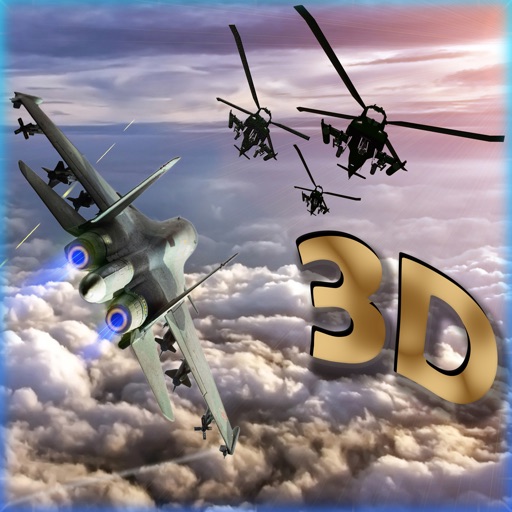 F16 هجوم طائرات هليكوبتر - قصف القوة الجوية للعدو مع طائرة مقاتلة iOS App