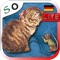 The Story of Miss Moppet in German is a famous and funny book about teasing featuring a kitten and a mouse, written and illustrated by Beatrix Potter