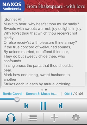 From Shakespeare, with Love: Audiobook App screenshot 2
