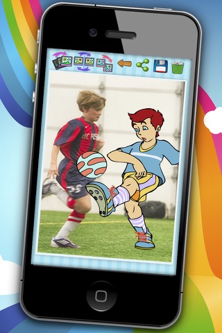 Football Stickers and soccer adhesives for photos screenshot 4